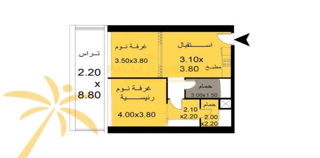 شقة للبيع فى العلمين - مركز العلمين - مطروح