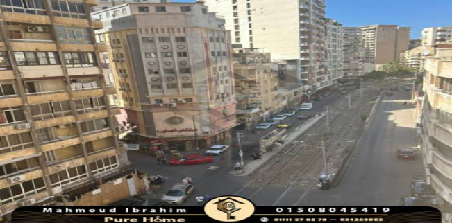 شقة للبيع فى رشدي - قسم سيدى جابر - الإسكندرية