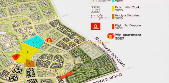 شقة للبيع فى مدينة الشيخ زايد - الجيزة