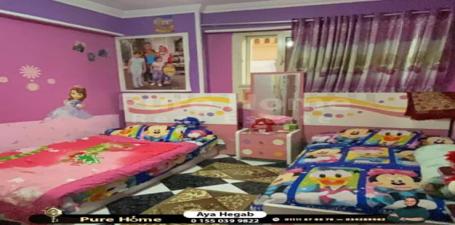 شقة للبيع فى سموحة - قسم سيدى جابر - الإسكندرية